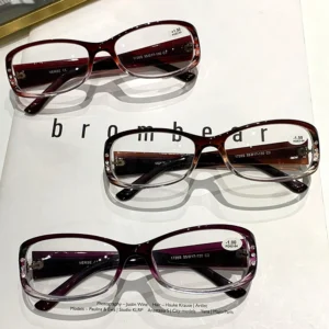 1726S Slim Brown Full Rim TR Prescription Glasses for Wholesale