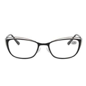 20179s Dual Design 's and 's Glasses with Metal Squared Frame White