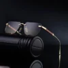 Automatic Photochromic Color Changing Glasses Men Frame-less Sunglasses Automatic Photochromic Color Changing Glasses Men Frame-less Sunglasses