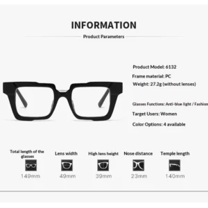 No-Makeup Look Women Large Frame Slimming Photochromic Polarized Blue