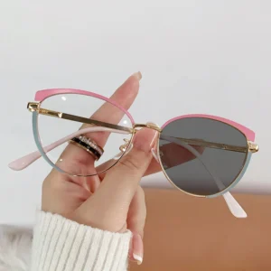 Women's Cat-eye Photochromic Glasses with Blue Light, In-stock Glasses