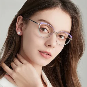 Women's Cat-eye Photochromic Glasses with Blue Light, In-stock Glasses