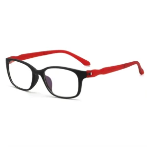 8025 Slim Frame Eyeglasses Blue Light Blocking Glasses for Squared