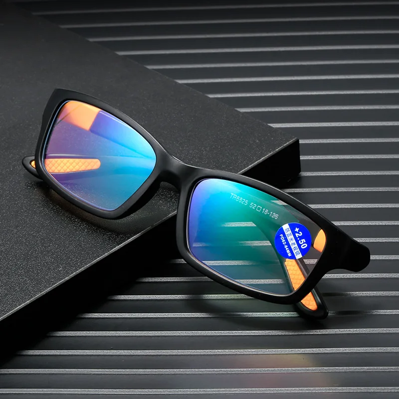 8825 1pc pc squared frame blue light 2.webp 8825 Squared Frame Blue Light Blocking Eyeglasses Glasses