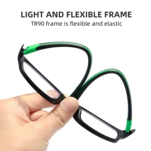 8825 Squared Frame Blue Light Blocking Eyeglasses Glasses