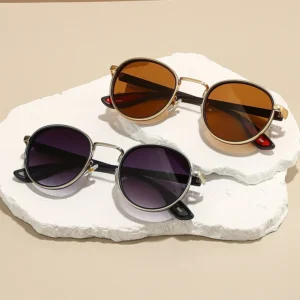 Cross-Border European American Metal Frame Men's Sunglasses Personality