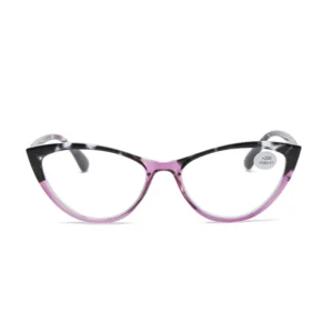 FM433 Slim Full Rim TR Glasses for Cat Eye Design Plus Minus