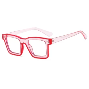 Fluorescent Trend Glasses Frame square Flat Light Mirror and the United