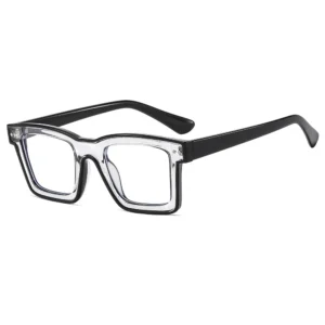 Fluorescent Trend Glasses Frame square Flat Light Mirror and the United