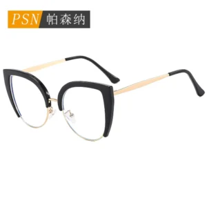 Frames Women Glasses Anti Blue Ray Cat Eye Glasses Frames Blocking