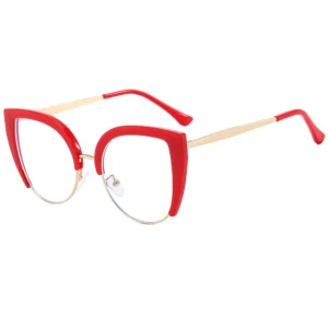 Frames Women Glasses Anti Blue Ray Cat Eye Glasses Frames Blocking