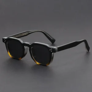 Square UV400 Protection Full Frame Acetate Sunglasses High-End Trendy