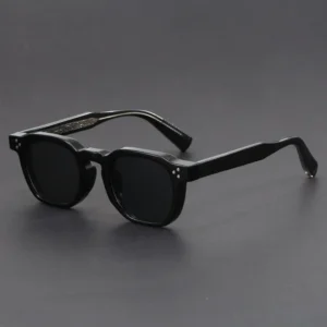 Square UV400 Protection Full Frame Acetate Sunglasses High-End Trendy