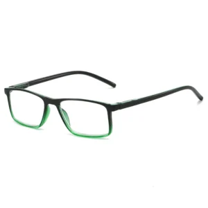 HS027 Slim Glasses Squared Frame Blue Red Fashionable Eyeglasses for