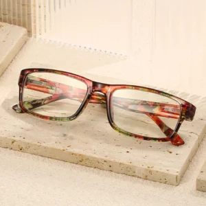 HS2113 Slim 's/ 's Glasses Squared Frame Spring Hinge Fits All Face