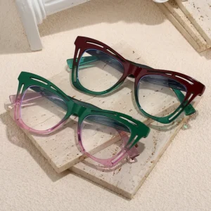 HS2197 Frame Square Lens Eyeglasses Glasses
