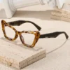 HS2198 Plastic Frame Square Lens Oprah Style Glasses