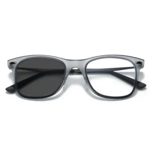 HS2215 Full-Rim Squared Frame Glasses for Pink and Green Frame for