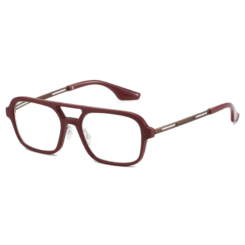 hs2219 full rim squared pc frame good 3.webp HS2219 Full-Rim Squared Frame Slim Glasses for Blue and Black Frame