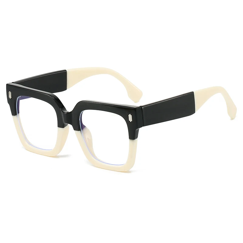 hs2221 1pc pc squared full rim frame 3.webp HS2221 Squared Full-Rim Frame Eyeglasses Glasses
