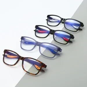 HS2223 Squared Full-Rim Frame Eyeglasses Glasses