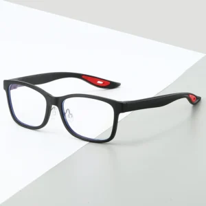 HS2223 Squared Full-Rim Frame Eyeglasses Glasses