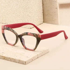 HS2227 Squared Glasses Frame Eyeglasses for Glass Frame