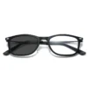 HS2234 Full-Rim Squared Frame Glasses for Transparent and Yellow