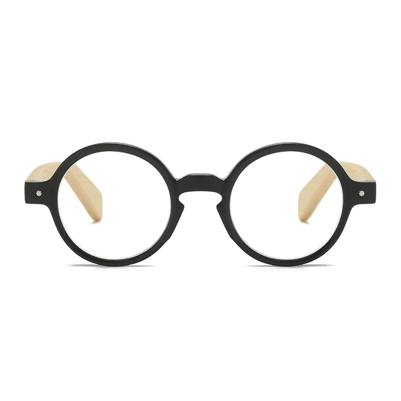 hs3340 pc frame corrective eyeglasses for women 3.webp HS3340 Frame Eyeglasses for Blue Bamboo Temples Flexible Glasses