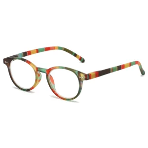 HS66220 Slim Glasses Blue/Red Frame Material Fashionable Eyeglasses
