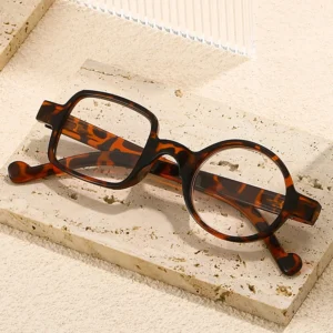 HS66311 Slim Green Glasses High Quality One Squared One Frame Spring