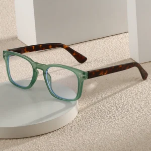 HS8813 Squared with Rivets Glasses Frame