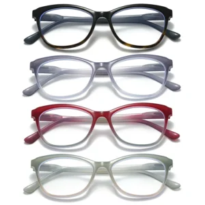 HS8817 Slim Glasses for Squared Frame Blue Light Blocking High