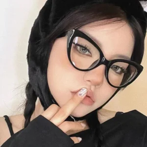 Hot Sale Women Cat's Eye Optical Glasses Frame PC Optical Glasses Frame