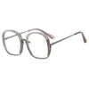 Blue Light Korean Large Frame Plain Face Can Be Matched with Myopia
