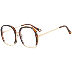 Blue Light Korean Large Frame Plain Face Can Be Matched with Myopia