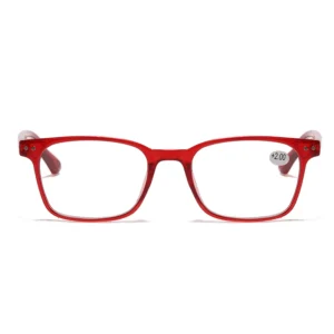 JB961 Full Rim TR Frame Eyeglasses for Red Glasses Minus 250