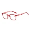 JB961 Full Rim TR Frame Eyeglasses for Red Glasses Minus 250