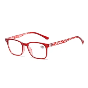 JB961 Full Rim TR Frame Eyeglasses for Red Glasses Minus 250