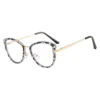 Design Cat Eye Blue Light Glasses Spring Leg Optical Frame Blue Light