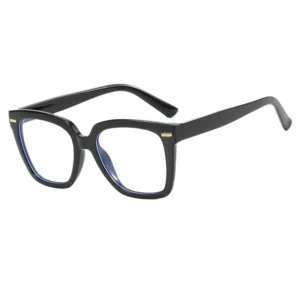 Designer DesignHigh-End Minimalist Women's Square Optical Glasses Blue