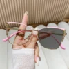 Photochromic Blue Light Glasses, Cat-eye Shape, Glasses, Suitable for