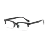 S812 Half-Rim Frame Squared Lens Blue Light Blocking Glasses