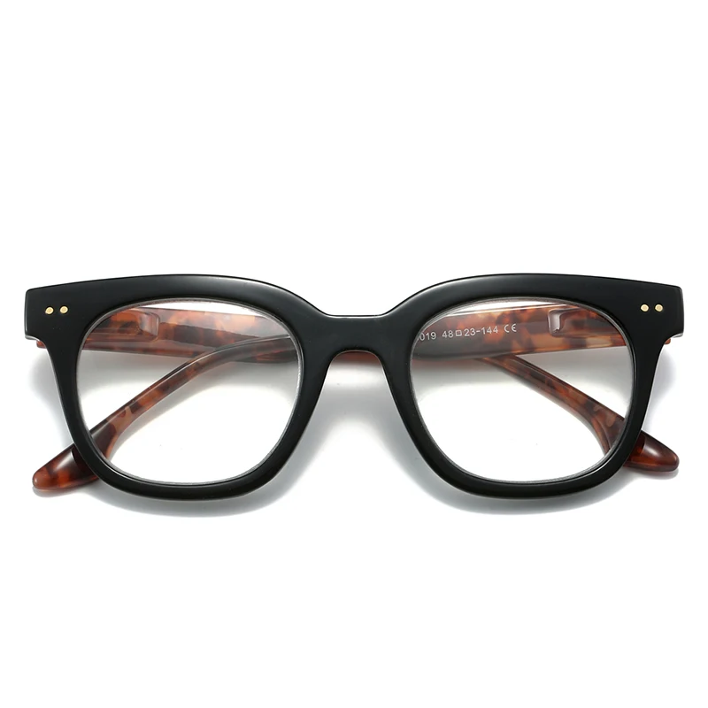 t28019 1pc pc squared frame spring hinge 3.webp T28019 Squared Frame Spring Hinge Glasses
