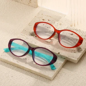 TY138 Full-Rim Squared Frame Eyeglasses Glasses