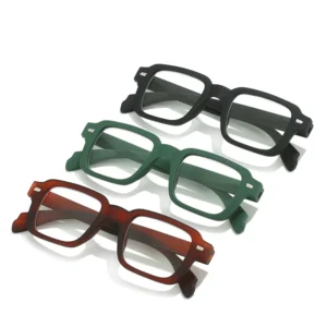 TY315 Slim Full-Rim Frame Eyeglasses Squared Lens Fashionable Glasses