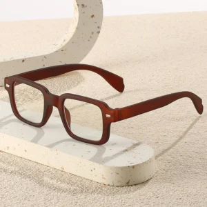 TY315 Slim Full-Rim Frame Eyeglasses Squared Lens Fashionable Glasses
