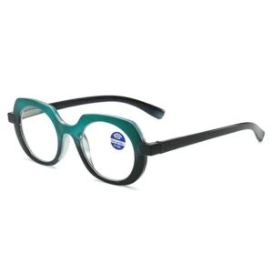 TY422 Slim Round Frame Blue Light Blocking Durable Eyeglasses