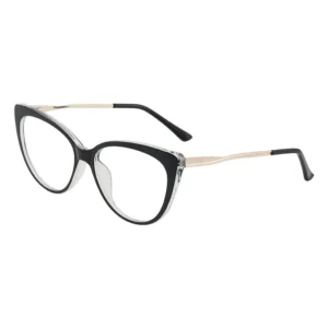 Unisex TR90 Photochromic Glasses Retro Blue Light Optical Frame PC