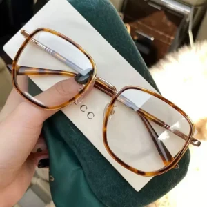 Unisex Transparent Blue Light Glasses Light-Weight Rectangle Glasses